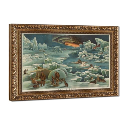 Toile Arctic Zone 1893 suspendue pour créer une ambiance cabinet de curiosités