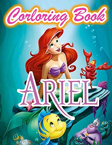 Ariel Coloring Book: Awesome Coloring Book for Ariel Fans (140 Illustrations)