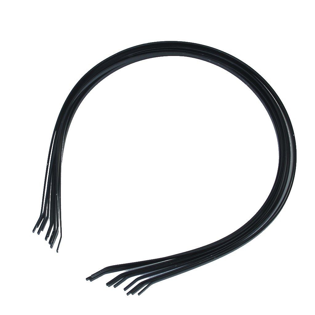 Worldcare® 10Pcs 3Mm Blank Headbands Metal Hair Band Lots DIY Accessories Black Worldcare® 10Pcs 3Mm Blank Headbands Metal Hair Band Lots DIY Accessories Black