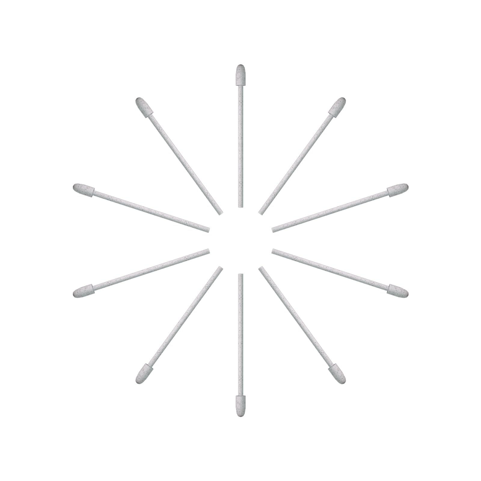 HUION 10 Pack Upgraded Replacement Felt Nibs PN06F Compatible with Pen Stylus PW600L for Drawing Tablets Kamvas 13(Gen 3), Kamvas 16(Gen 3)?Kamvas Pro 19/27