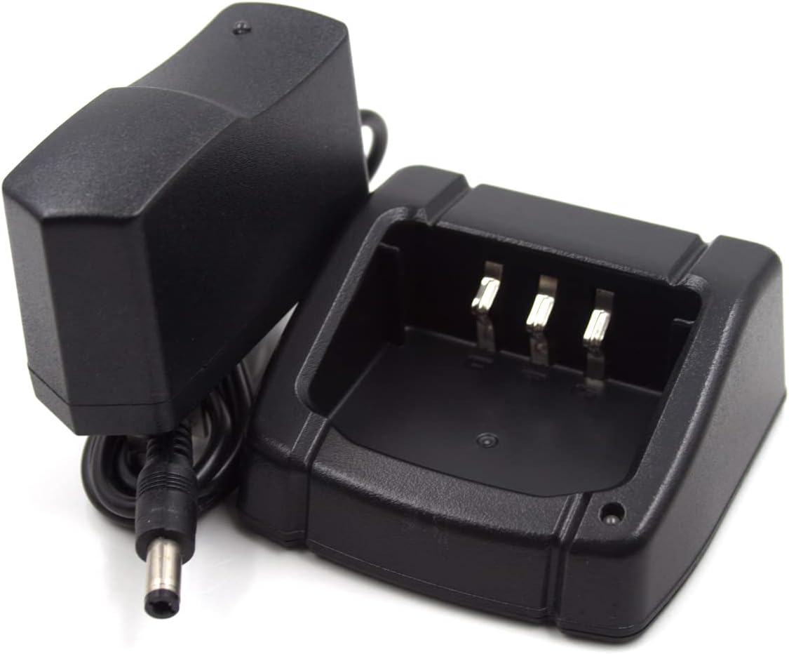 (2-Pack) SBH-22 Rapid Desktop Battery Charger Compatible for Yaesu FT-25 FT-25R FT-65R FT-65 FT25R Two Way Radios SBR-26Li SBR-25Li Battery