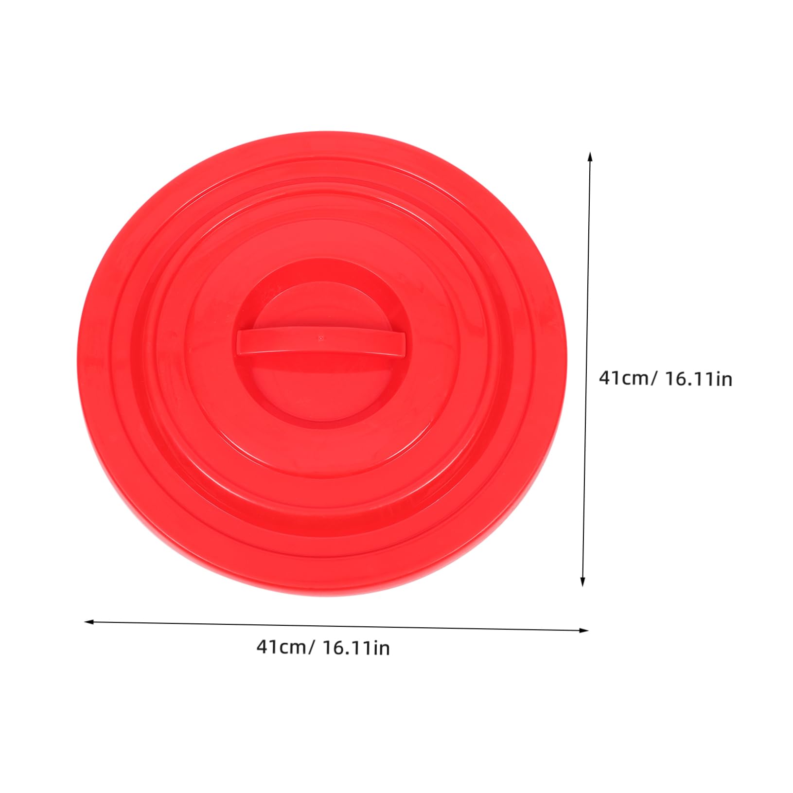 HEALEEP Plastic Trash Can Lid Sanitation Waste Bin Cover for Outdoor Use Lightweight and Easy to Install Replacement for Broken Trash Can Lids