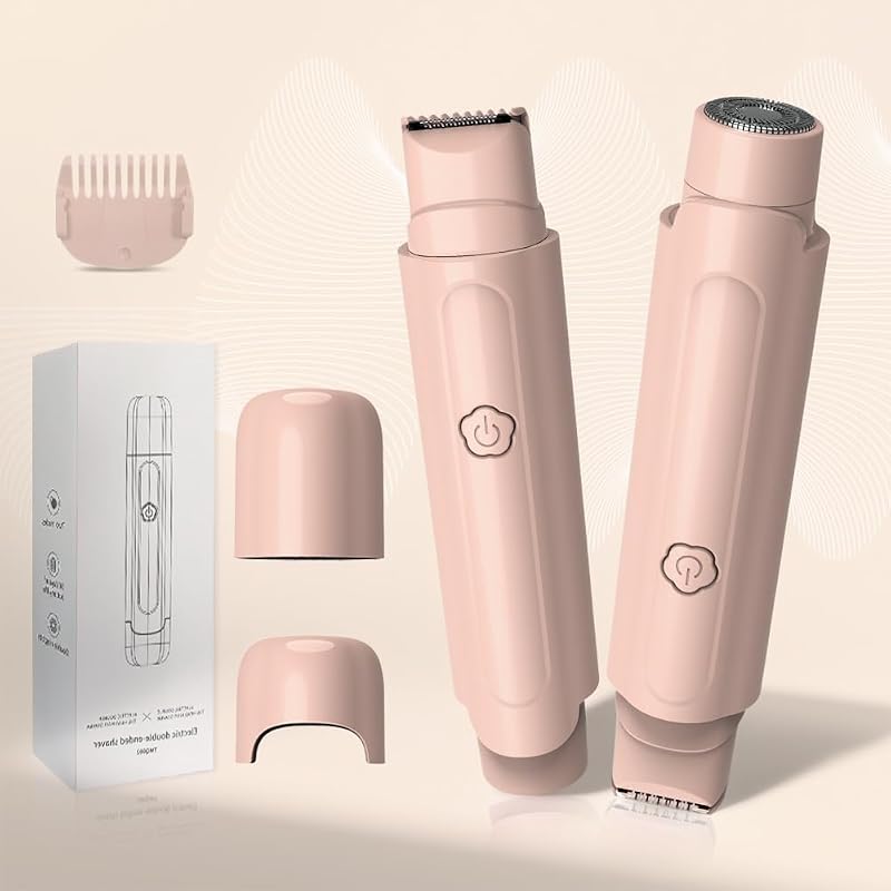Aparador elétrico feminino MONIAN 2 em 1 com duas cabeças, IPX6, uso seco e úmido, modelo TMQ002