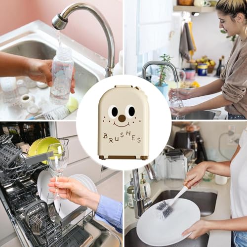 Cepillo para botellas para desinfectar recipientes sin esfuerzo con diseno moderno 5