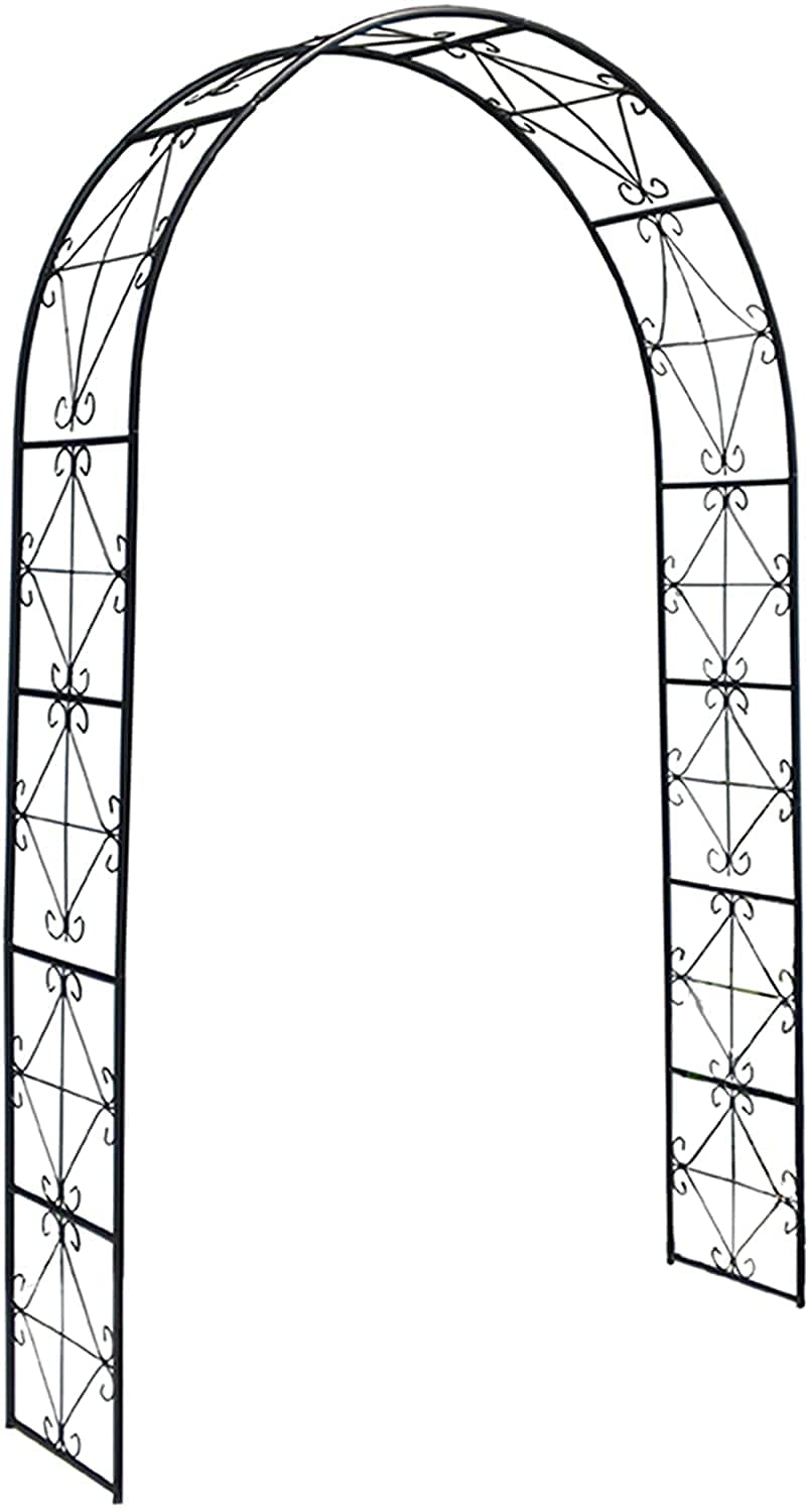 Arco per tralicci da Giardino, Grande pergolato in Metallo, Arco da