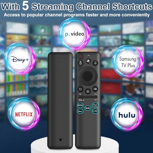 Image of Replacement for Samsung TV Remote Control, for All 2019-2025 Samsung Remote Control for Smart TV with Voice Control. No Solarcell /Charger