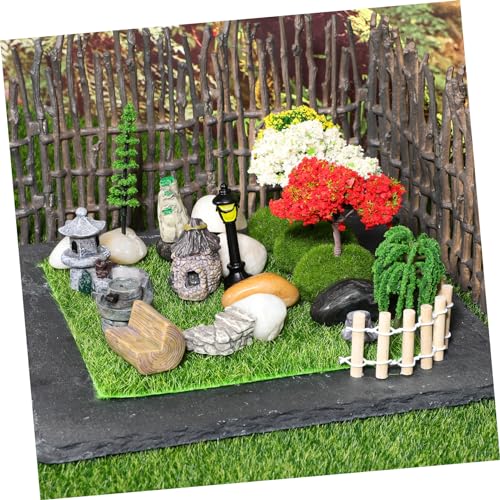 Figurines miniatures arbres de jardin pour micro paysage POPETPOP - 6