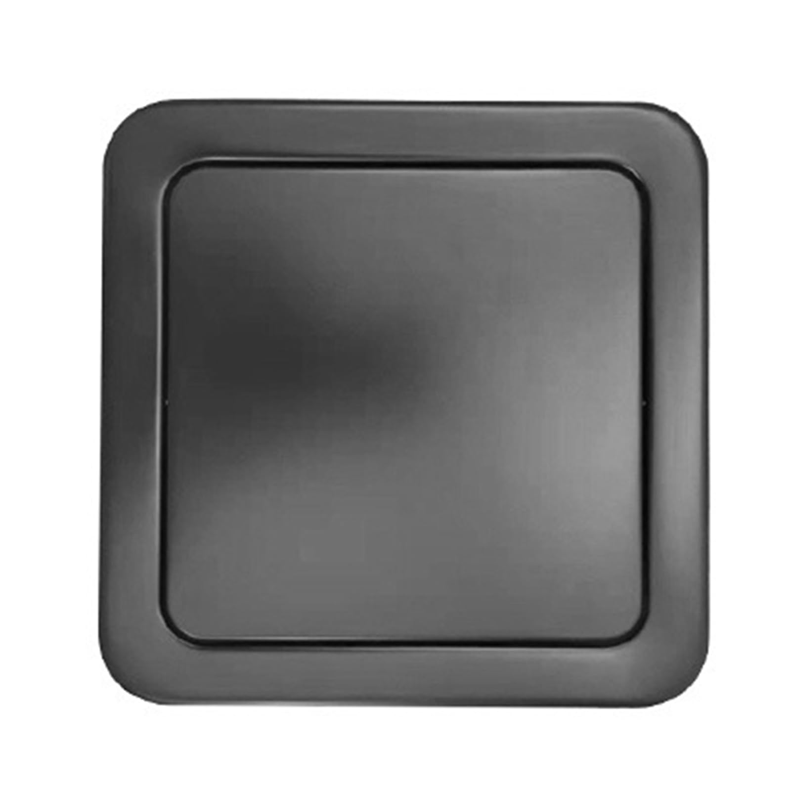 Recessed Trash Can Lid, Trash Can Lid Flap Cover Stainless Steel Counter Built-in Cupboard Bin Balance Swing Waste Lids