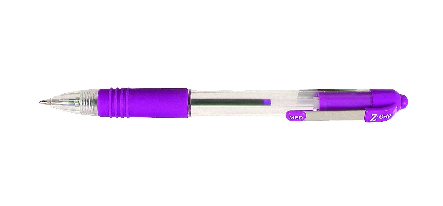 Zebra Z-Grip 1.0 mm Ballpoint Pen - Violet (Pack of 12)