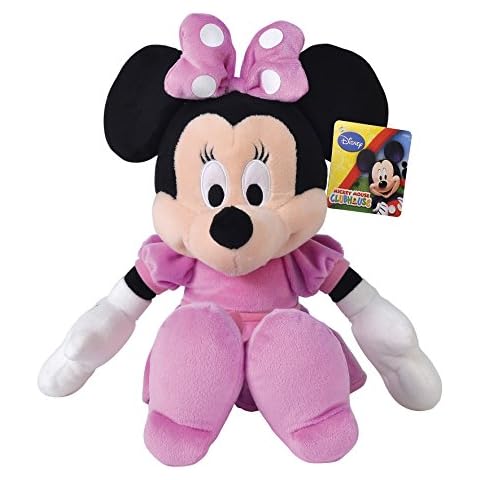 Disney Minnie Mouse GG01065 Plush Toy, 10"/25cm, Quality Super Soft Cover