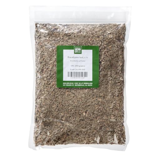 Hoja de eucalipto troceada y tamizada 1 lb miniatura 1