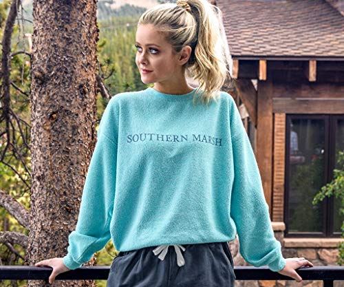 Image of Southern Marsh Women's Sunday Morning Pullover Sweater - Classic Comfortable Outerwear