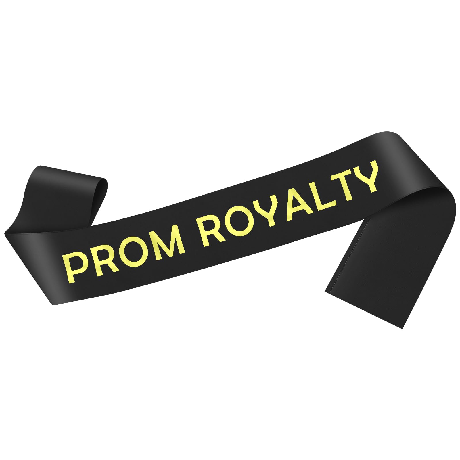 Black and Gold Glitter Prom Court Sashes School Dance Graduation Party School Party Accessories for Women Men Prom Sashes for Proms Court High Schools Dance Party Costume Event Decorations