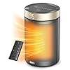 Dreo – Calefactor eléctrico portátil de interior, con termostato, control remoto, pantalla digital, temporizador 12 h, 5 modos, 1500 W PTC, rápido y seguro, para oficina dormitorio hogar