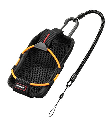 Olympus CSCH-123 - Funda para cámara compacta Olympus TG-860, Color Negro y Naranja