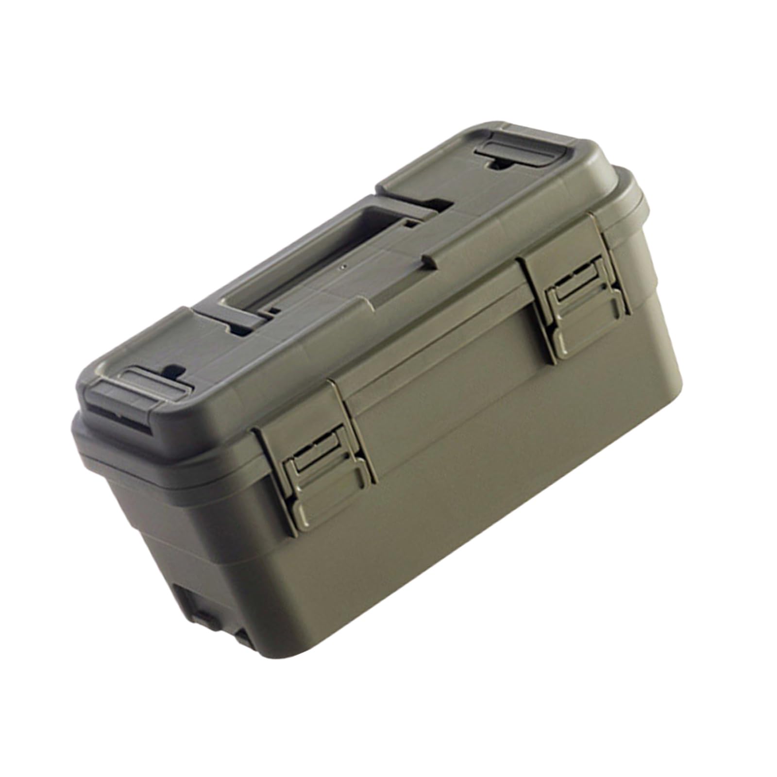 Zepfjhe M Armygreen Tool Box Secure Latches And Compartmentalized Organization Available In 6.5L And 4L Sizes For Practical Use Versatile Tool Storage Box