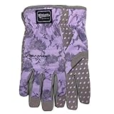 Homegrown Watson Gloves Sparrow Sustainable Gardening Gloves - Microfibre & Silicone Printed Palm, Recycled Spandex Back