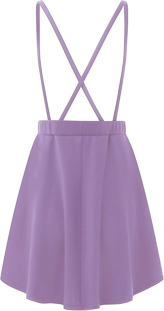 lilac overall dress