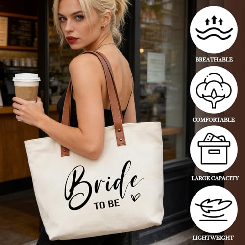 Bolsa de lona para mujer, regalos para novia miniatura 6