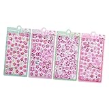 携帯電話ケースノートブック用小さなステッカー ハンドクラフト 愛らしいフフィエステッカー パフデザインステッカー 男の子/女の子向け パフィエステッカーを再利用