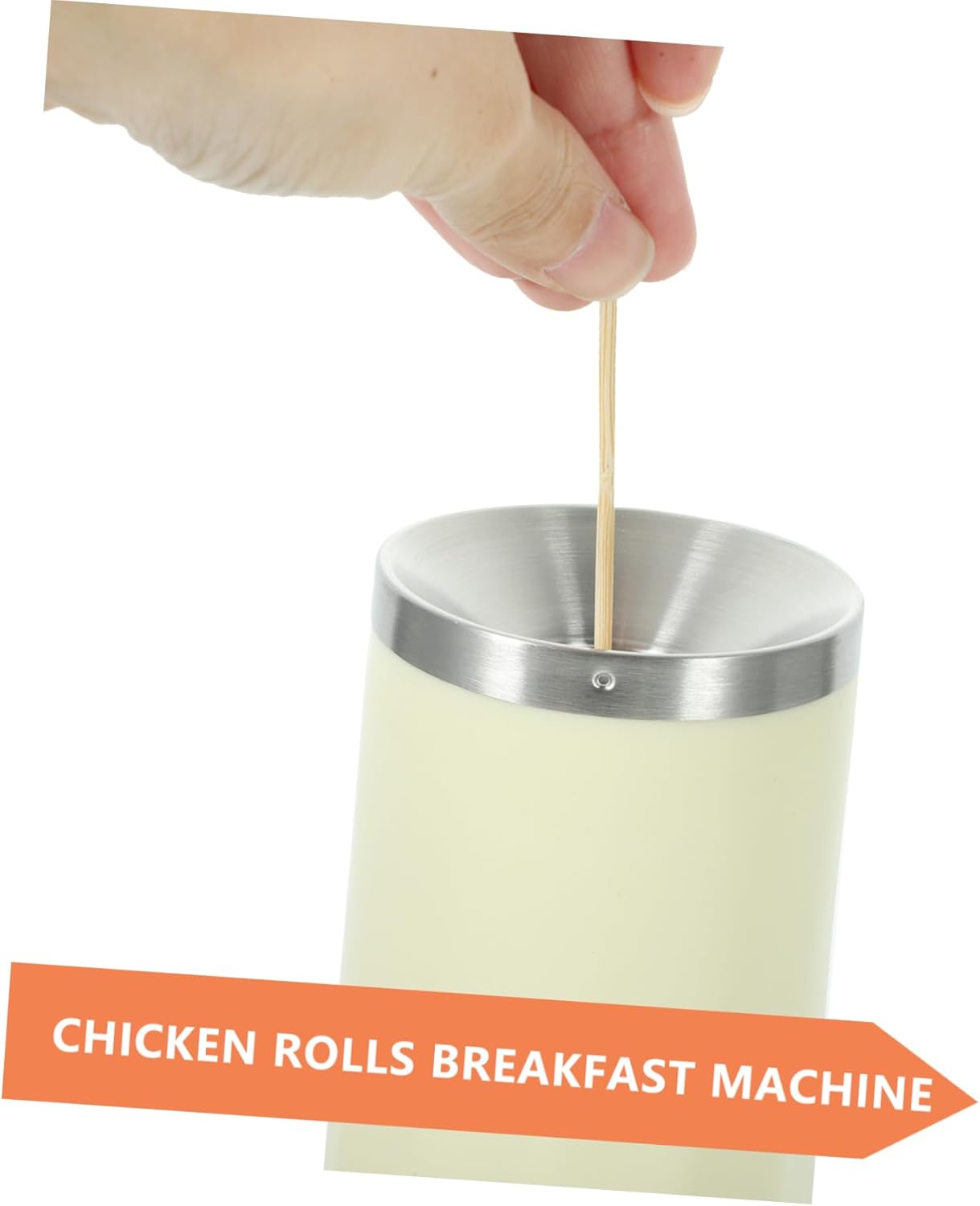 PRETYZOOM Mini Electric Egg Roll Maker Automatic Vertical Cooker Egg Roll Machine Nonstick Household Use