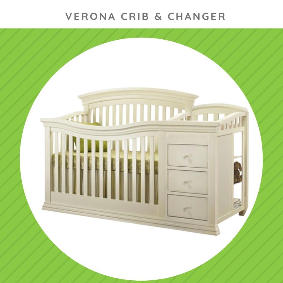 Image of Toddler Bed Safety Guard Rail for Sorelle Convertible Cribs - Solid Wood Rail for Convertible Crib to Toddler Bed Conversion - Safety Bed Rail for Children (Model #137, French White)