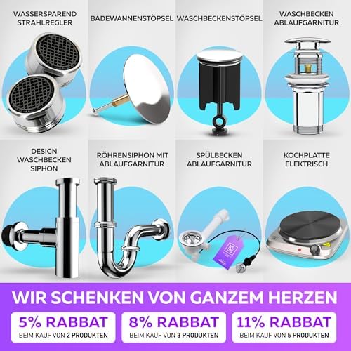 Designerski syfon umywalka  bardzo mocne ściany ze stali nierdzewnej 304 z zamknięciem zapachowym 750 g wraz z uszczelkami z otworem czyszczącym + instrukcja montażu na zestawie odpływowym
