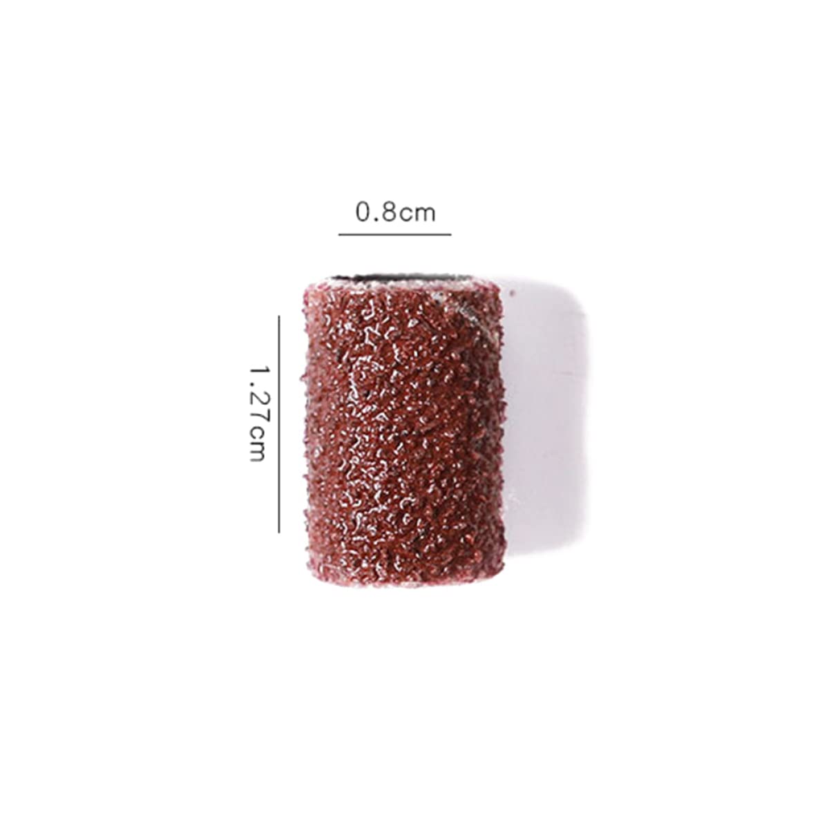 FRCOLOR Strumento Di Manicure Per Unghie Testine Abrasive Colorate Per Levigatura e Lucidatura Per Saloni e Uso Personale Di Accessori Per Manicure e Pedicure