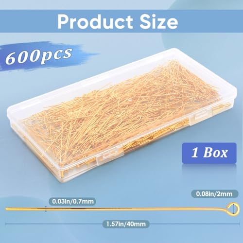 SOFPLATE 600Pcs Gold Earring Pins - Image 2