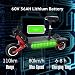 GUNAI Scooter Eléctrico Todoterreno 11 Pulgadas Off-Road 5600W Motor Dual Velocidad Máxima...
