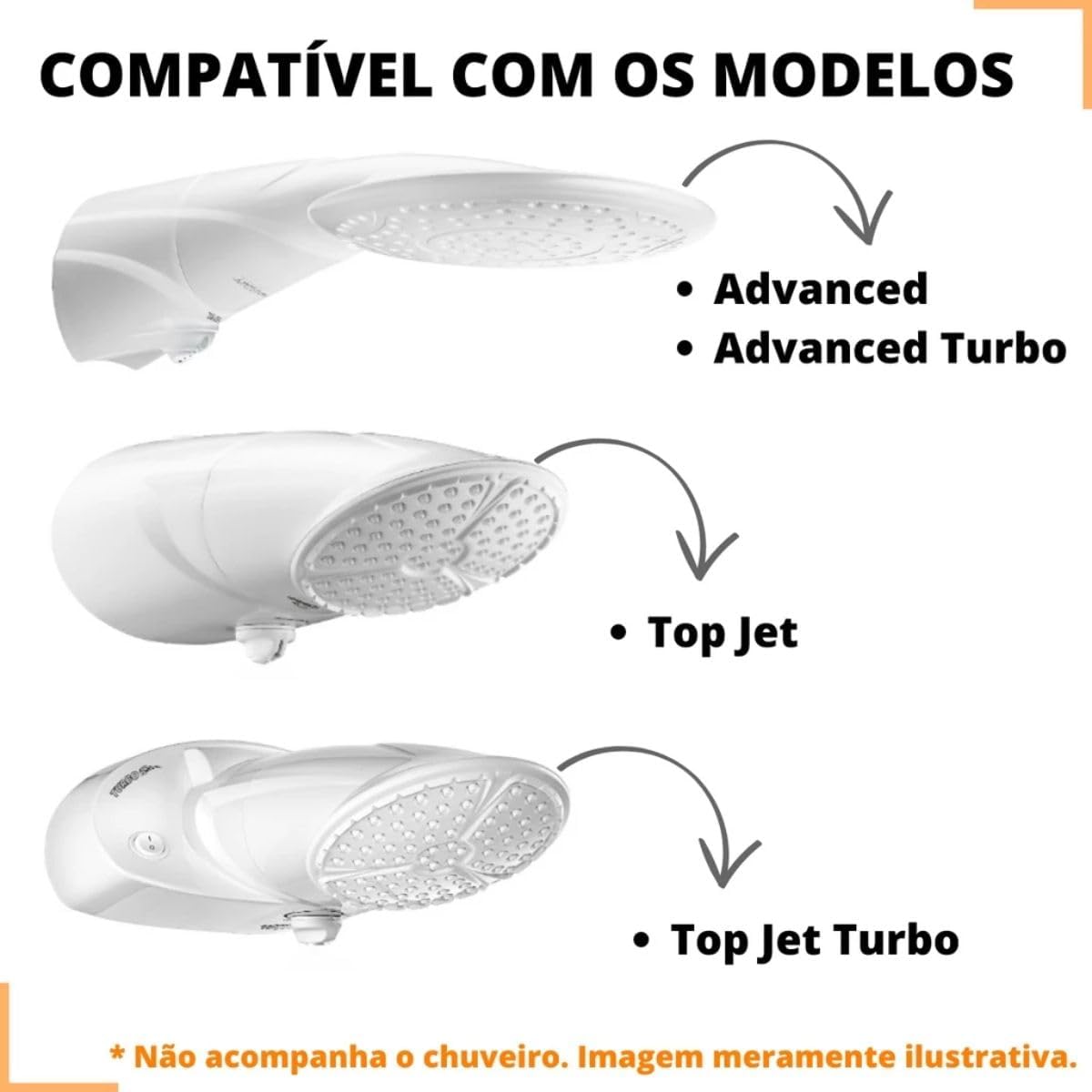 Resistência Advanced Top Jet Paralela 220V (7500W) - 127V (5500W) (220v - 6400w Multi) Resistência Advanced Top Jet Paralela 220V (7500W) - 127V (5500W) (220v - 6400w Multi)