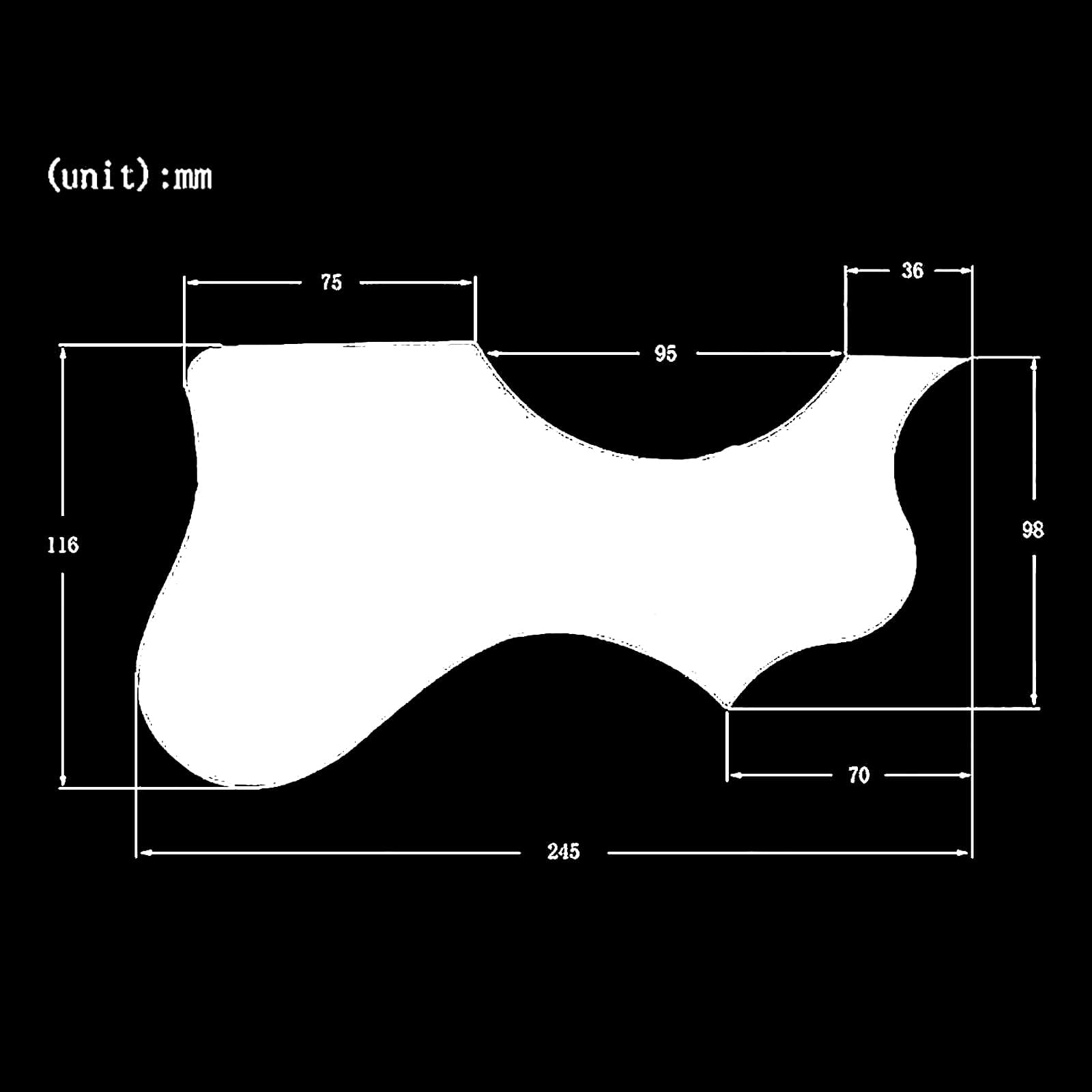 Battipenna per chitarra, Battipenna for chitarra acustica, venatura del legno, autoadesivo, for parti di ricambio Martin D45