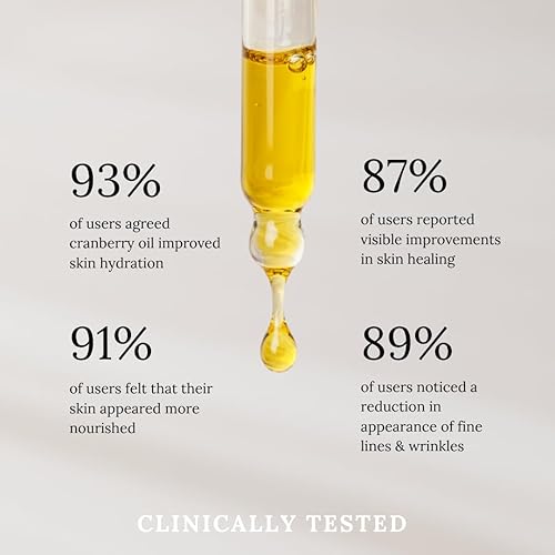 Miniatura 4 de LA CANNEBERGE Aceite de belleza de arándano  Hidratación intensiva y revitalización para cara, cabello y cuerpo  1 onza líquida de aceite de semilla