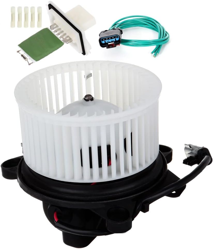 ECCPP HVAC Blower Motor and Resistor Fit For 2001-2004 for Dodge Dakota Base SLT SXT Sport R/T Extended Cab Pickup 2.5L 3.7L 3.9L 5.9L, 2001-2003 for Dodge Durango Base SLT R/T Sport Utility 4.7L 5.9L
