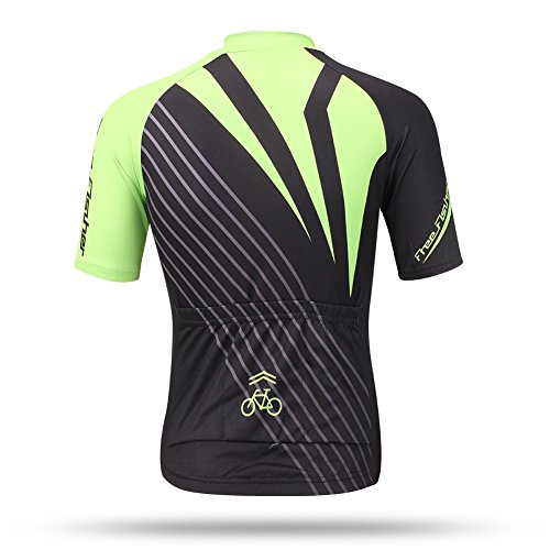 FREE FISHER Kids Boys' Girls' Short Sleeve Cartoon Cycling Jersey Set/Top/Short,Jersey Set Racing,9-11 Years - Thumbnail 6