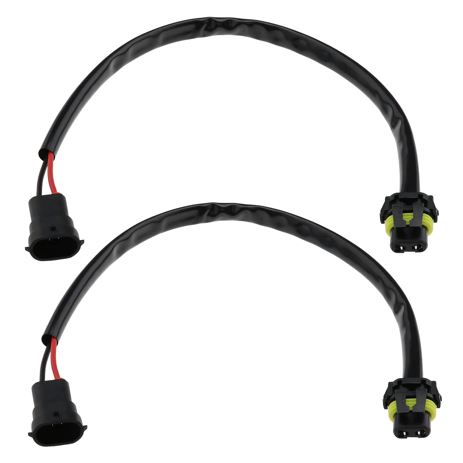 Câble D'adaptateur Phare H11 Vers 9006 - 18AWG, 45cm, Lot De 2