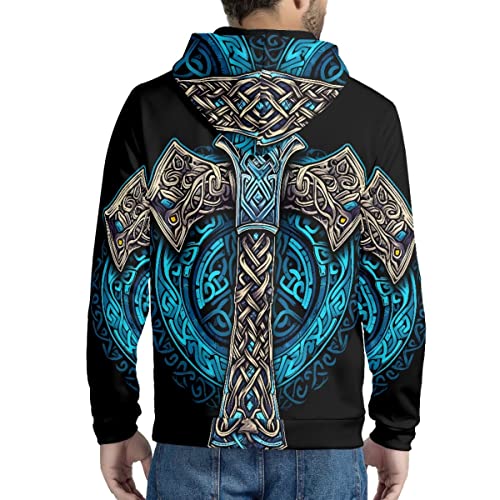 Men Zip Up Hoodie 3D Print Streetwear Hoodies Punk Goth Aesthetic Hoodies4