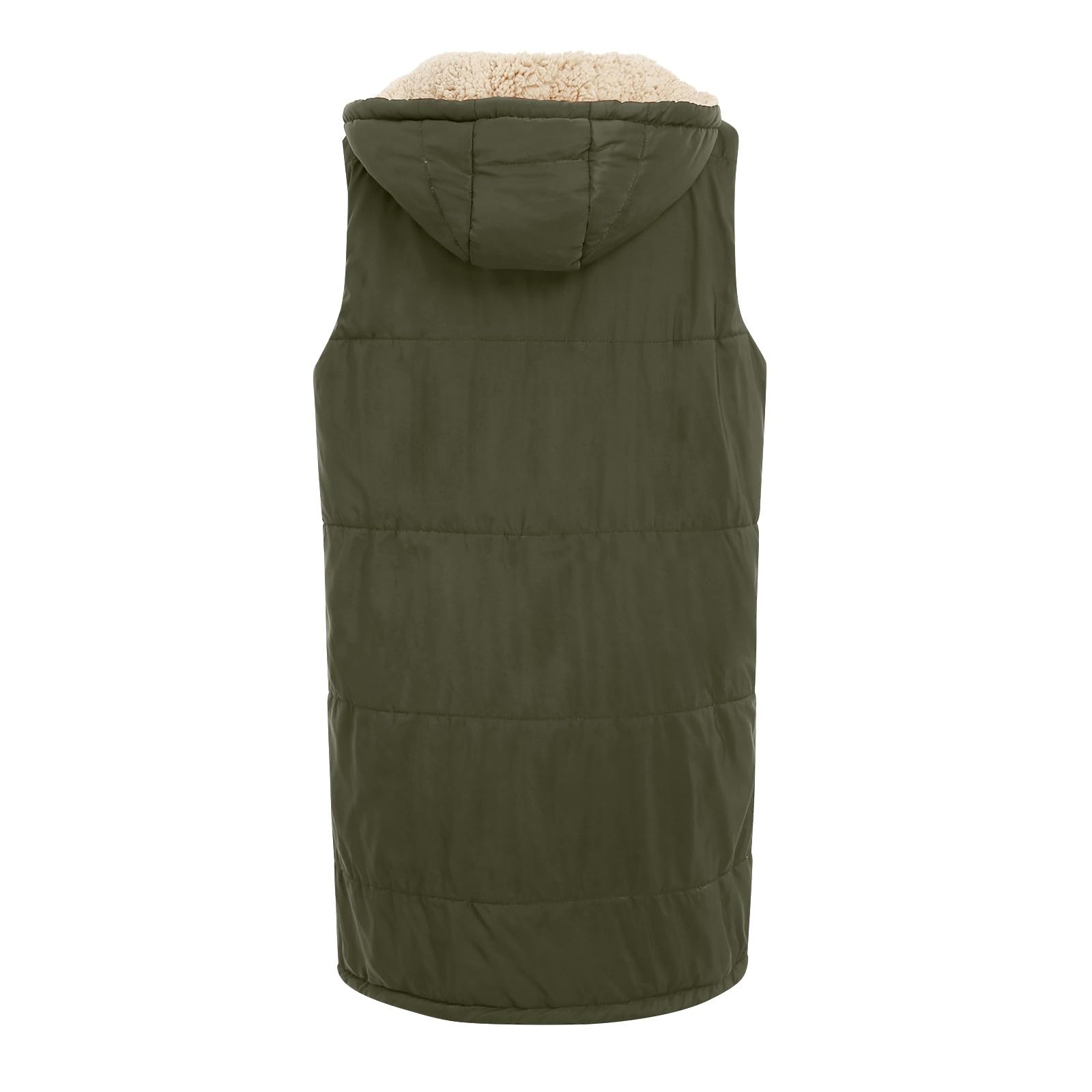 Doudoune sans Manches Femme Capuche, Manteau Femme Hiver Chic Grande Taille Hiver Randonnée Blouson Zipé Doudoune sans Manche Poches Capuche Gilet Extérieure À Courtepointe Blouson Capuche Gilet