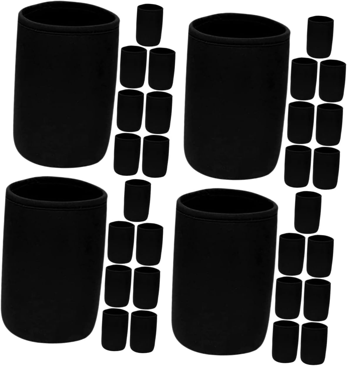 BESPORTBLE 32pcs Mason Jar Lids Sprouting Sleeves Wide Jar Covers Blackout Light Covers Hydroponics Growing Supplies Indoor