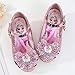 Imagen de YOSICIL Disfraz Princesa Zapatos Frozenn Elsa Zapatos de Lentejuelas Antideslizante Niñas Zapatos de Tacón Zapatillas de Baile para Vestir Fiesta Cumpleaños Boda Infantil 3-14 Años
