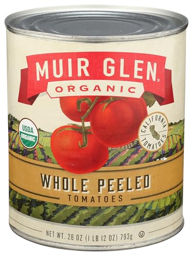 Muir Glen Organic, Whole Peeled Tomatoes, 28 Ounce