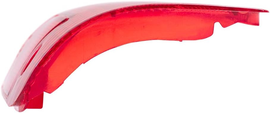 Brock Replacement Drivers Taillight Tail Lamp Lens Compatible with 89-95 Pickup Truck 8155189166
