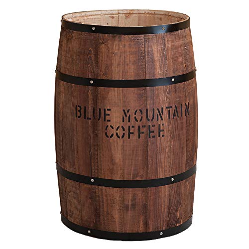 SEMI 樽型 ゴミ箱 ヒノキ 日本製 特大樽サイズ (ブラウン) NA-DT-0005