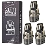 Oxva Xlim Pods [0.8] Xlim V3 Pods 3 Pack - Compatible with Oxva Xlim Pro 3 - Xlim Pro 2 Pods - Xlim 3 Ultra Vape Kit 2ml Refillable Cartridge Mesh Coil No Nicotine Xlim V3 0.8