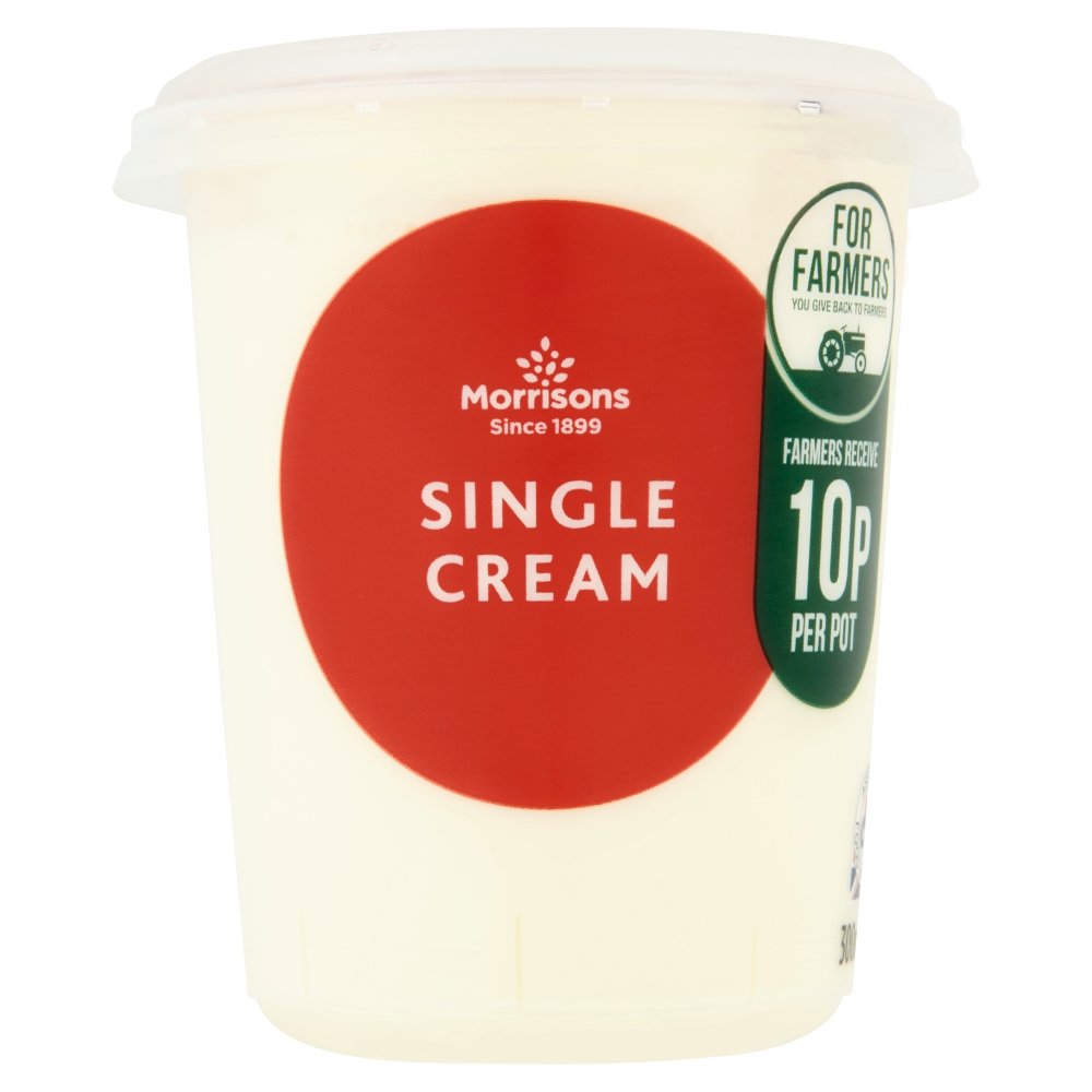 Morrisons Single Cream, 300ml
