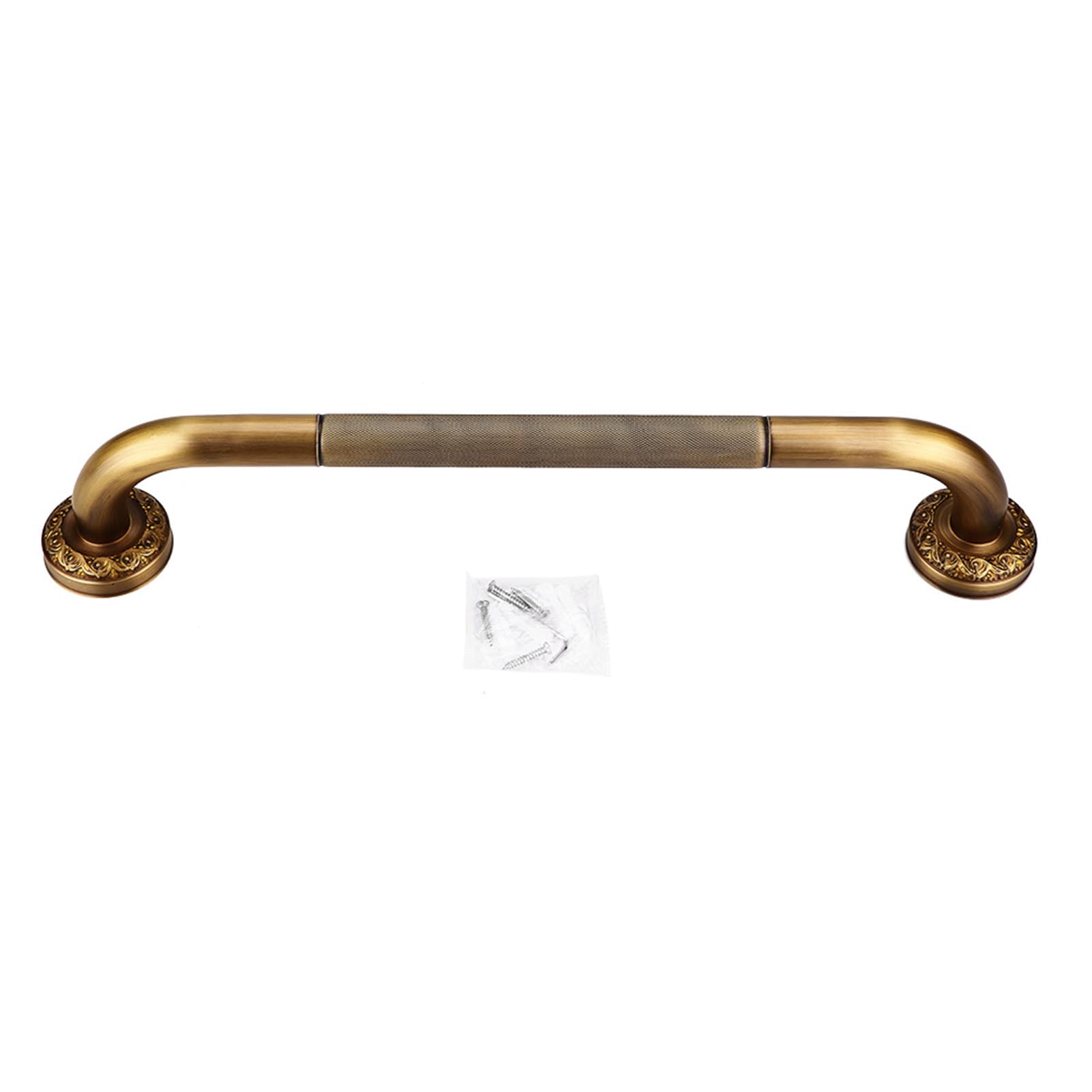 Greensen Maniglia in Rame per Doccia 48 Cm Maniglia per Vasca Maniglia a Parete Maniglia per Doccia Maniglia di Sicurezza in Metallo Maniglie Antiscivolo per Anziani e Bambini Colore Bronzo