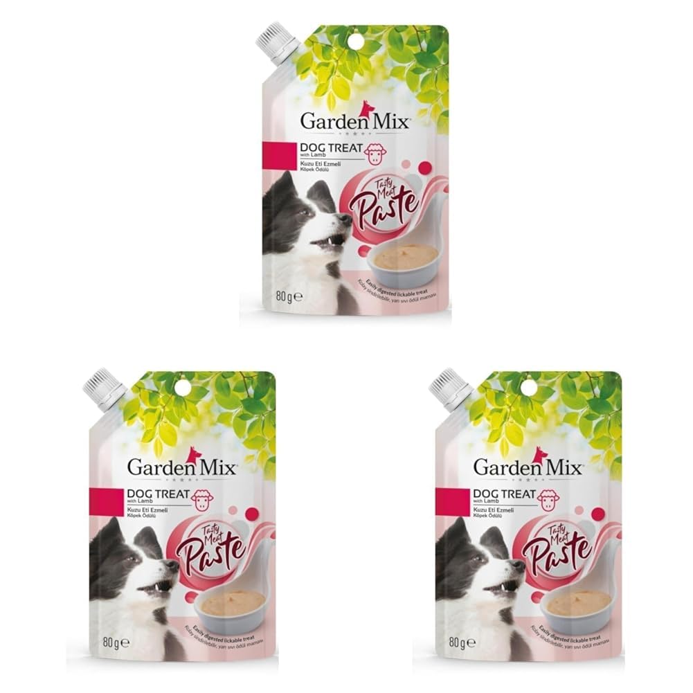 Garden Mix Kuzu Eti Ezmeli Köpek Ödülü 80Gr (3 paketi)
