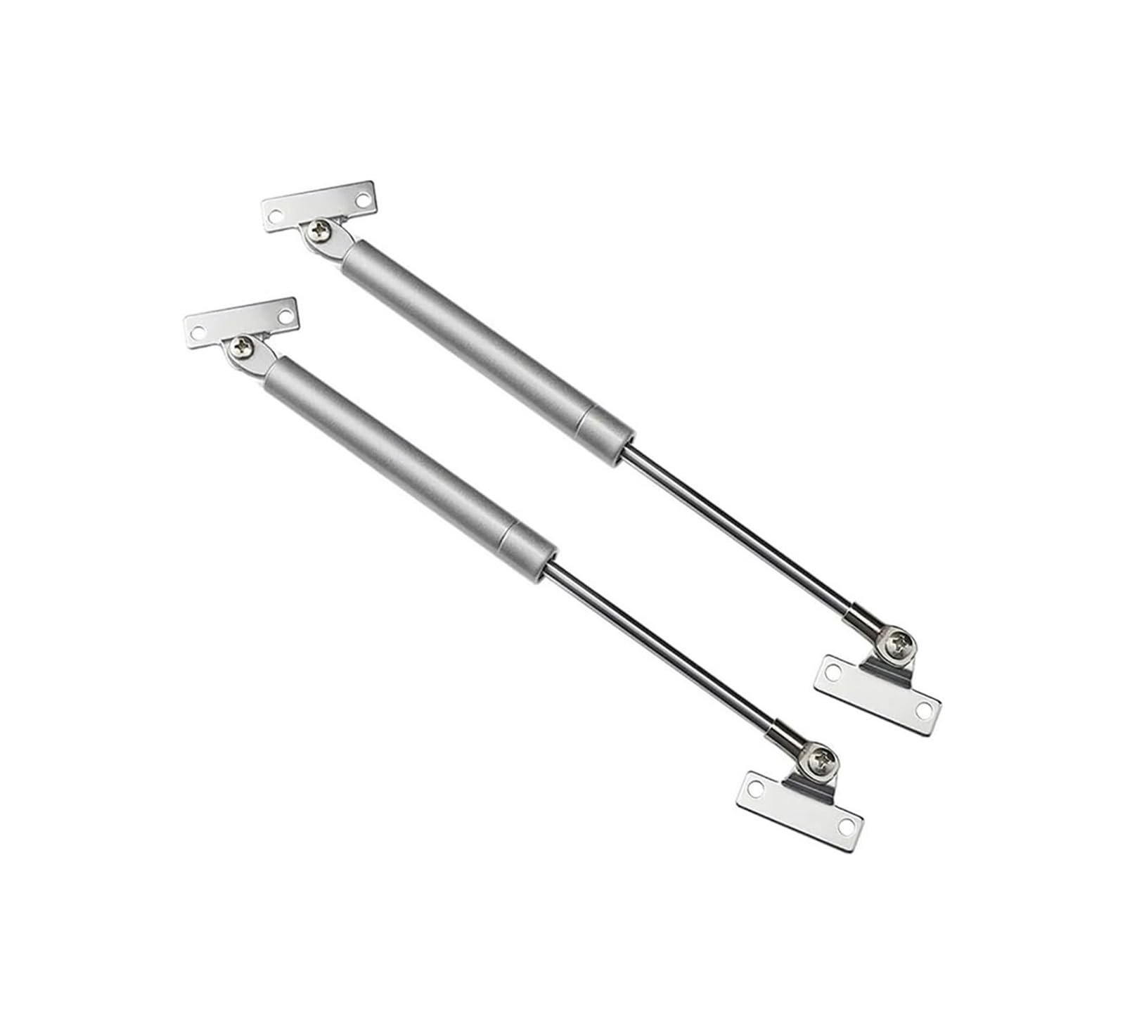 2 Pack Silver Gas Struts 20N-150N Furniture Door Lid Lift Supports(80N)