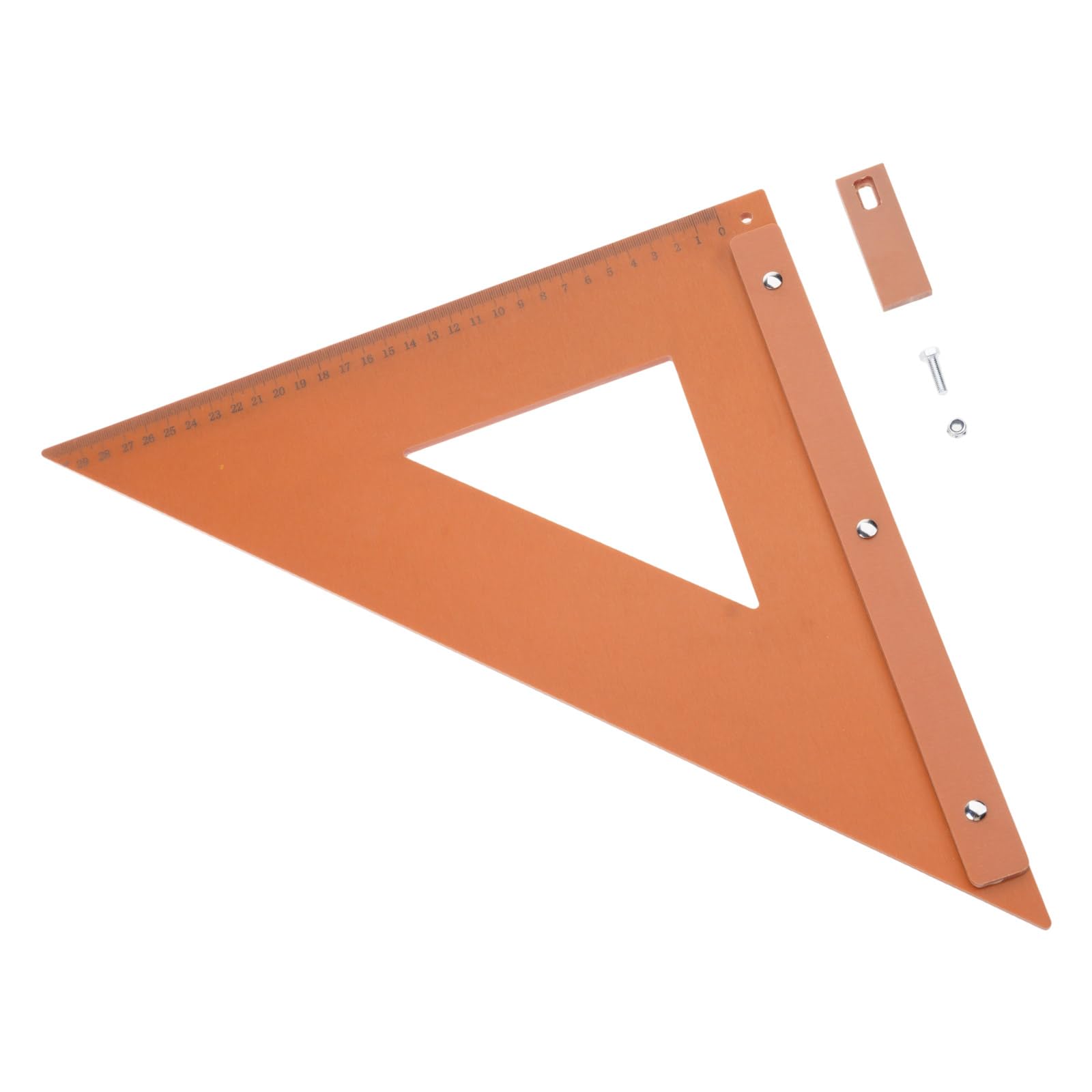 Triangular Ruler for Workshop Accuracy Demands Ergonomic Electric Wood Design Enhancing Measurement Stability Right Angled Carpentry Square