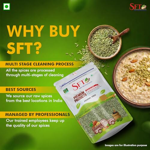 Image of SFT Fennel (Saunf) Big Whole | 1 Kg